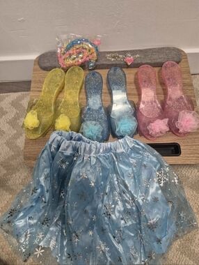 Princess Dress Up Kit Cinderella Belle Aurora